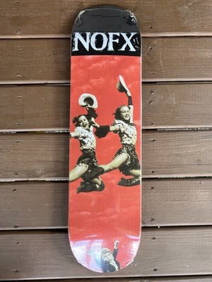 スケートボード NOFX 40 Years Skate Deck Rare NOFX Skateboard Punk In Drublic NEW In Shrink Band Skate Deck