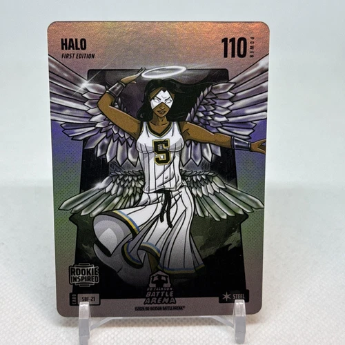 Bo Jackson Battle Arena Halo Silver Steel Battlefoil Angel Reese SBF-21