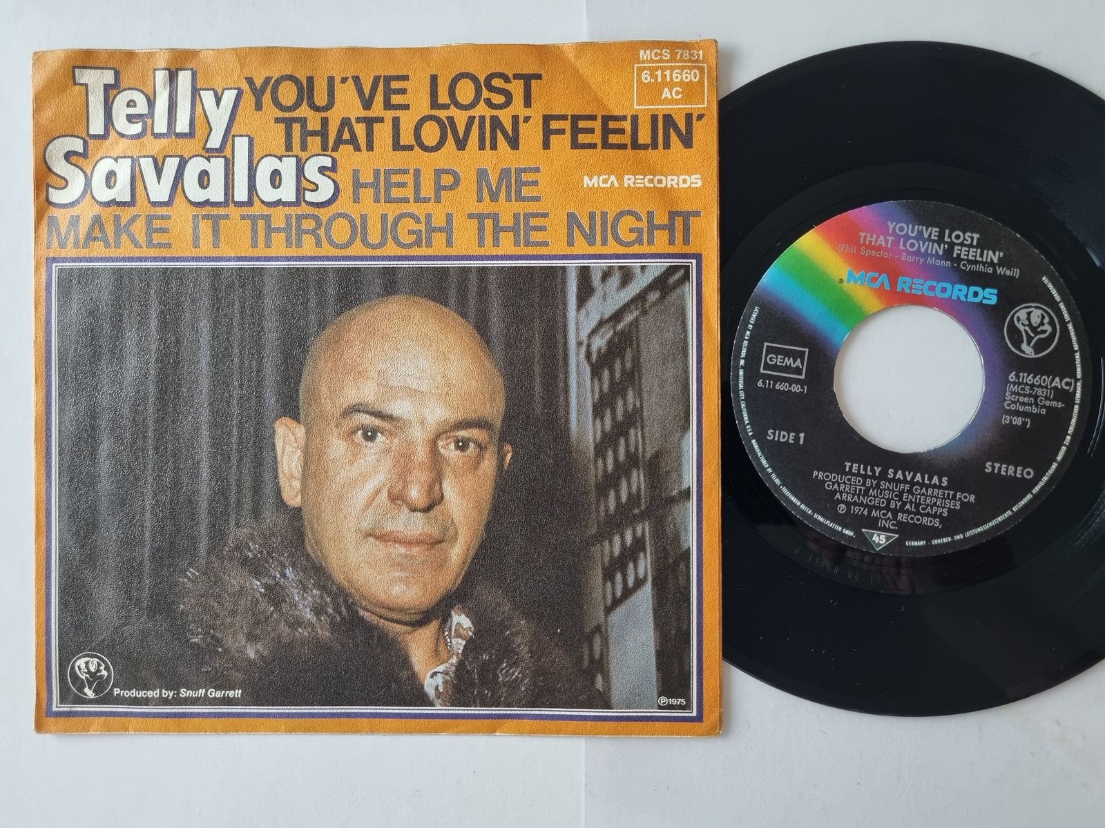 Telly Savalas - You've Lost That Lovin' Feelin' 7'' Vinyl Germany