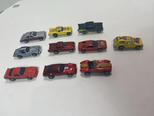 Hot Wheels Vintage Lot Of  (10) Blackwall  Cars