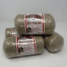 Bonnie Craft Cord 4mm 100 Yards lot of 4 Macrame, Made in USA New Sealed JUTE