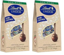 〽️ New Exclusive Lindt Lindor Non Dairy Dark Oatmilk Chocolate Truffle 5.1oz