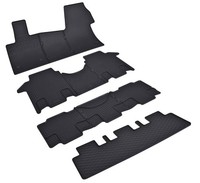 Teppiche Gummi Cicjout, 2/3 Reihe + Kofferraum FüR VW Transporter T7 Multivan 8