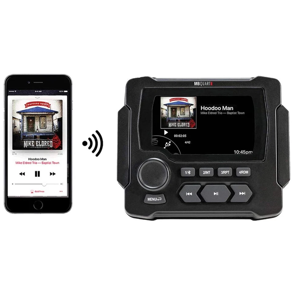 MB Quart GMR-LED Marine Multimedia Receiver 3.5" LCD 160W Power with Bluetooth - Image 4 of 4