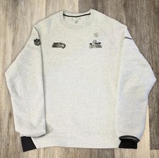 Mens Large - Seattle Seahawks Nike Super Bowl LX Opening Night Tech Sweatshirt