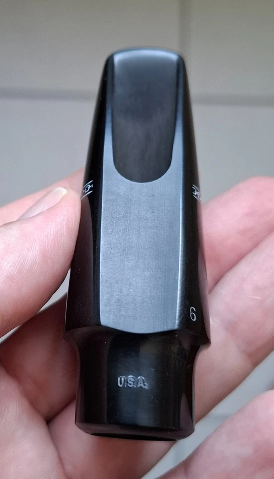 Boquilla de saxofón alto Otto Link 6 Early Babbitt de 1970 Foto 2 de 4