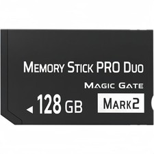 Original MS 128GB Memory Stick pro Duo Mark2 for PSP Accessories/Camera Mem...