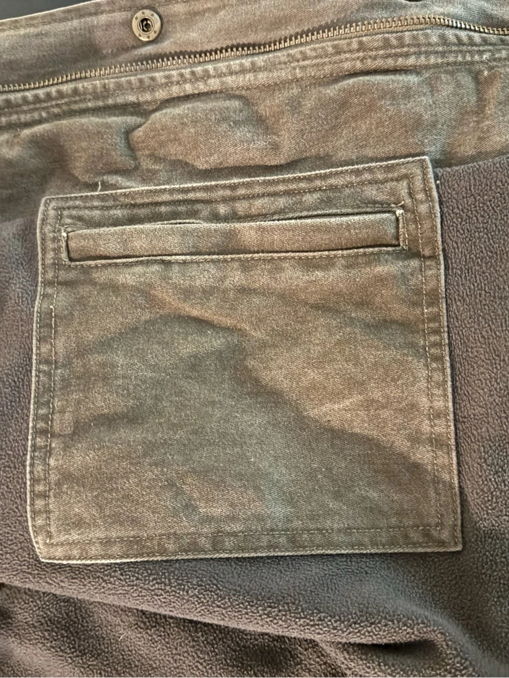 The Vermont Country Store Original Barn Vest Fleece Lined XXL Workwear image 8