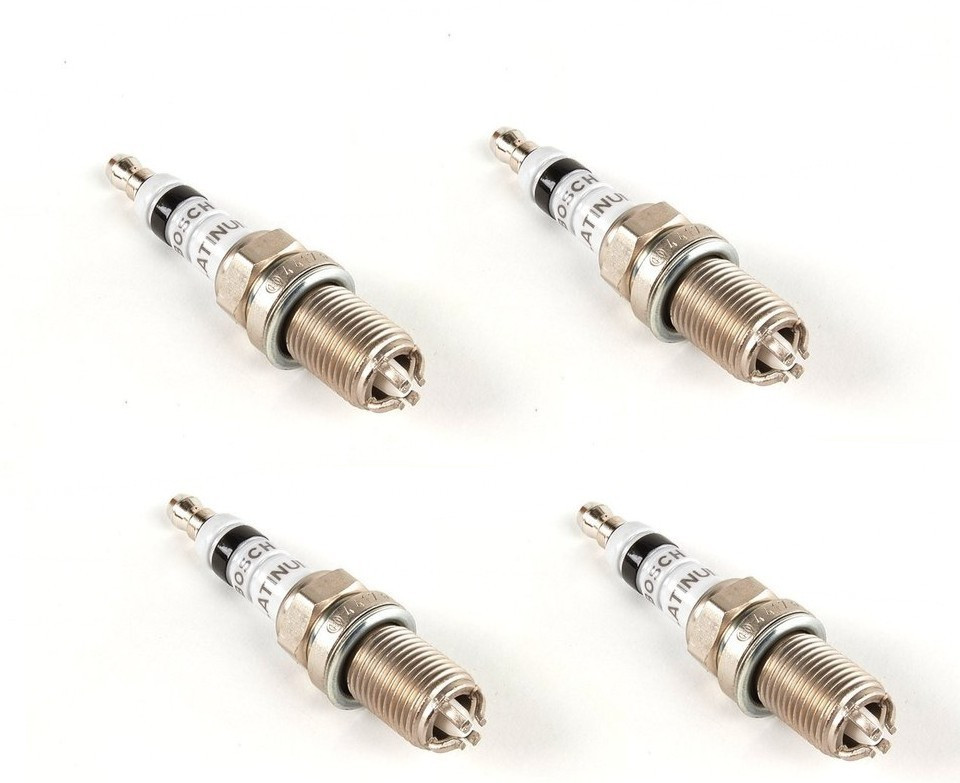 X4 BOSCH 7911 Spark Plug Platinum For BMW 1984 1985- NO BOX