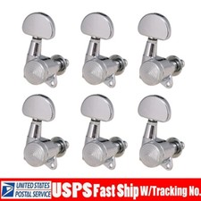 6R Inline Guitar String Tuning Peg Auto Locking Tuners Machine Heads with Key