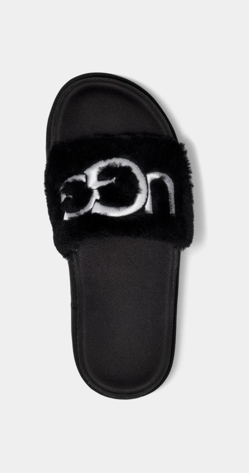 UGG Australia Scivoli in Pelliccia Laton per Donna Nero Taglia 10