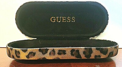 GUESS EyeGlasses Sunglasses Protective Case Leopard Print  display picture 1