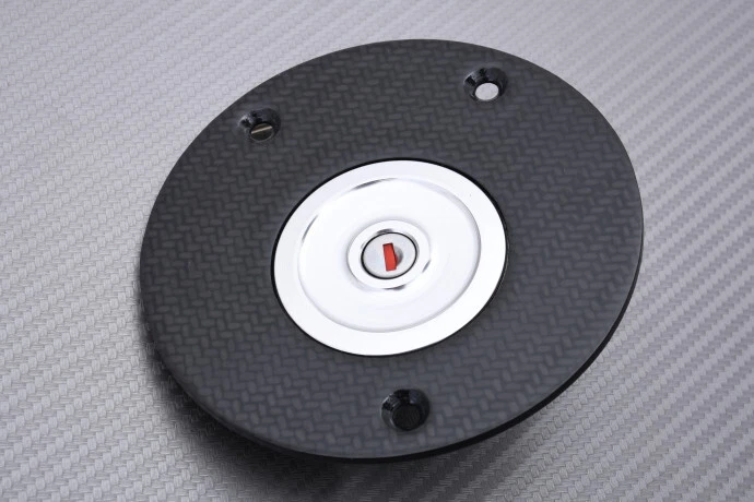 TWM Tappo Serbatoio in Carbonio e Allu + Chiavi Honda VFR 1200 F SC63 2010-2018 Foto 2 de 3