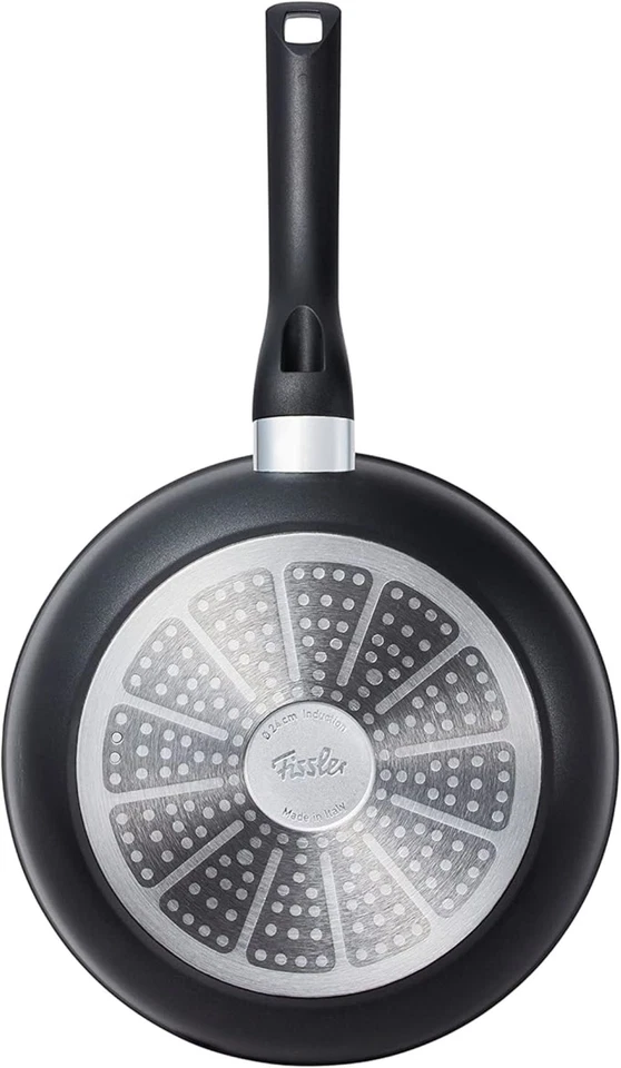 Fissler Bratpfanne Ø 24 cm alle Herdarten Aluminium Schwarz ergonomischer Griff - Bild 3 von 4
