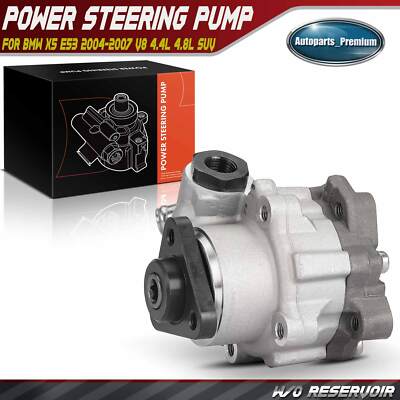 Power Steering Pump w/o Reservoir for BMW X5 E53 2004-2007 4.8L 4.4L 21-5460