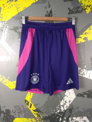 Germany Team Away Football Soccer Shorts Adidas Young Size XL 15-16YRS ig93