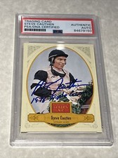 2012 PANINI GOLDEN AGE SIGNED STEVE CAUTHEN  CARD #125 TRIPLE CROWN PSA/Dna