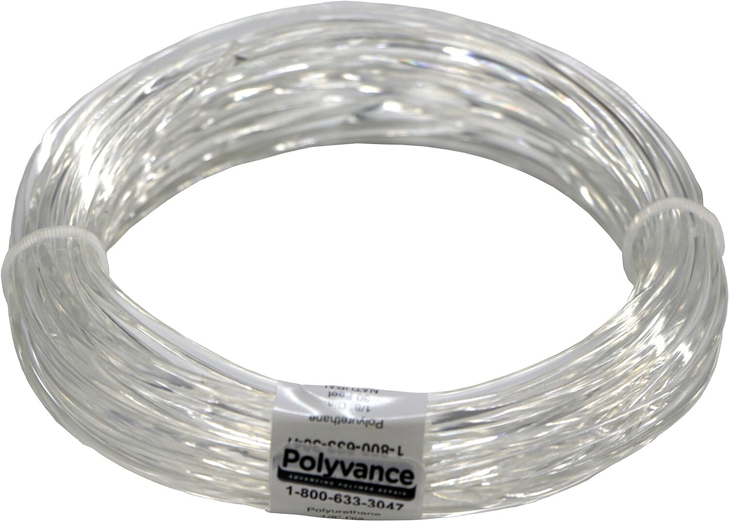Polyvance Polyurethane Plastic Welding Rod, 1/8" Ndia, 30 Ft, Nc (R01-01-03-NT)