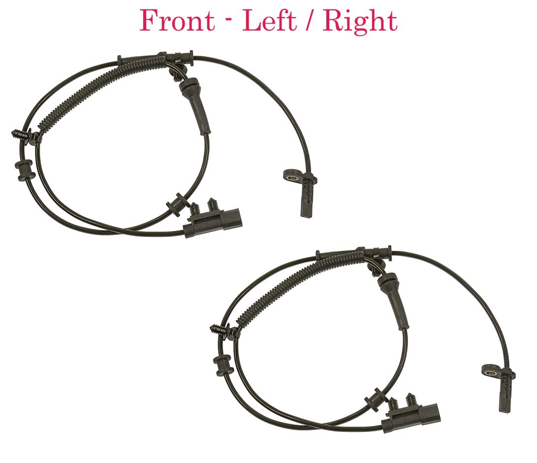 Front ABS Wheel Speed Sensor LH RH Kit Pair for Jeep