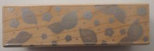 Hero Arts Leaf Border Wooden Rubber Stamp