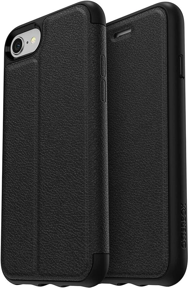 OTTERBOX Symmetry Etui Standing Folio Case Kickstand iPhone 8 Black 77-56780 NEW - Image 4 of 4