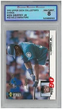 1995 UD Collector's Choice KEN GRIFFEY JR #62 Gold Signature 💎 DSG 8 NM/Mint
