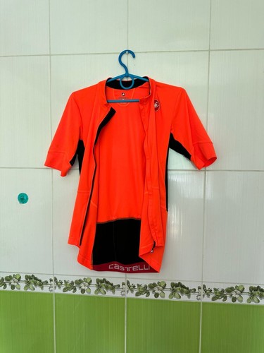 Castelli Mens Vantaggio Short Sleeve Summer Cycling Jersey SIZE M - Picture 8 of 9