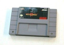 Mortal Kombat II 2 - SNES Super Nintendo Game - Tested Working Authentic!