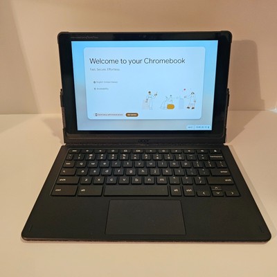 Acer Chromebook Tab 510 10.1  4GB 64GB Snapdragon + Keyboard Rugged Case Charger