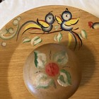 Vintage Woodcroftery Tiered Wooden Painted Plates — photo 3