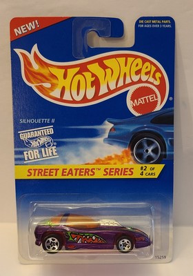 Vintage 1995 Hot Wheels Street Eaters Series #413 Silhouette II 2/4