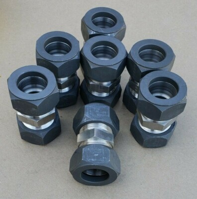 PARKER 1-1/4'' STRAIGHT TUBE to TUBE UNION FITTING SS FLARELESS P# 20 HBU-SS USA