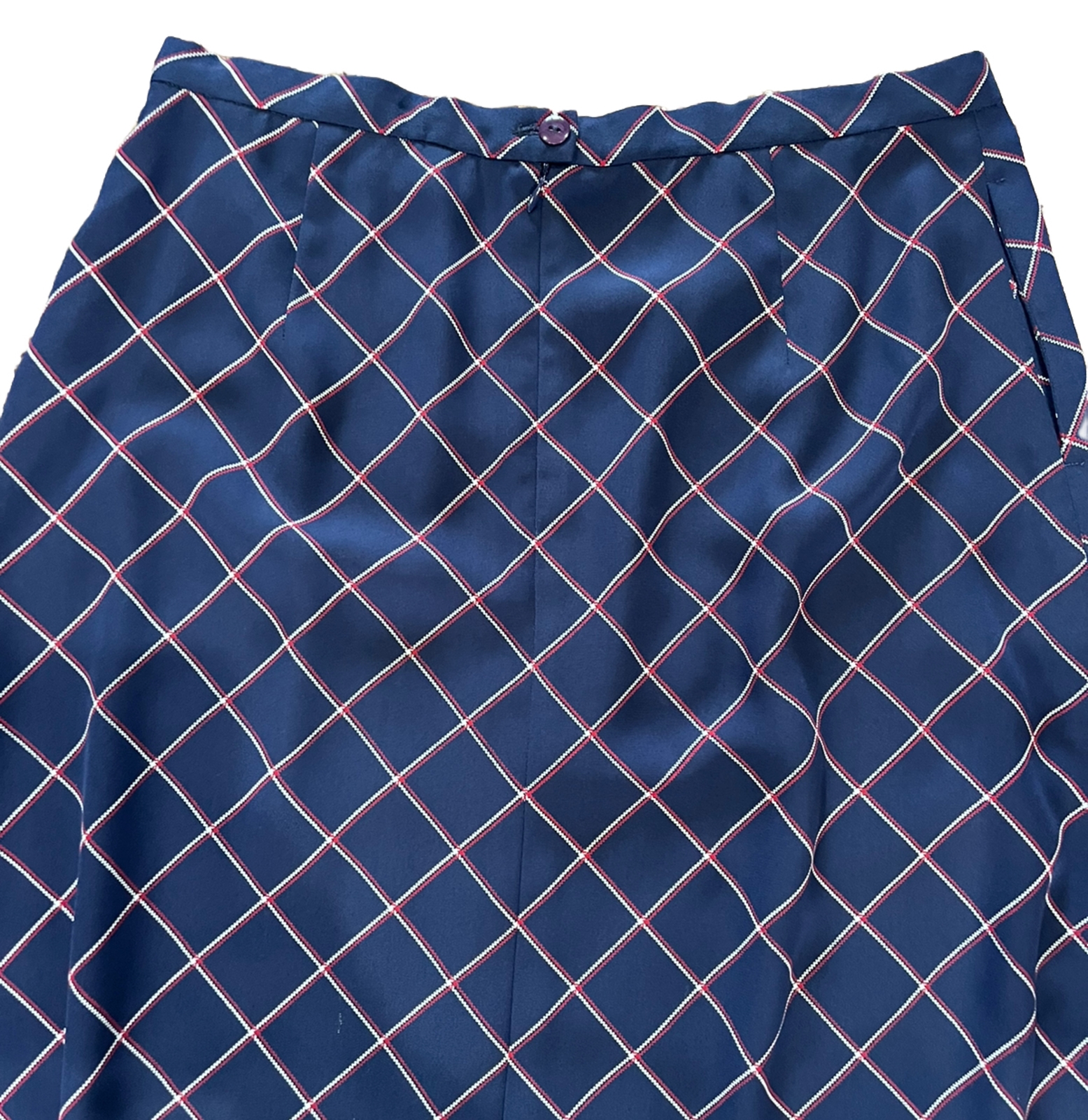 Pendleton  100% Polyester Red/White/Blue Plaid Sk… - image 2