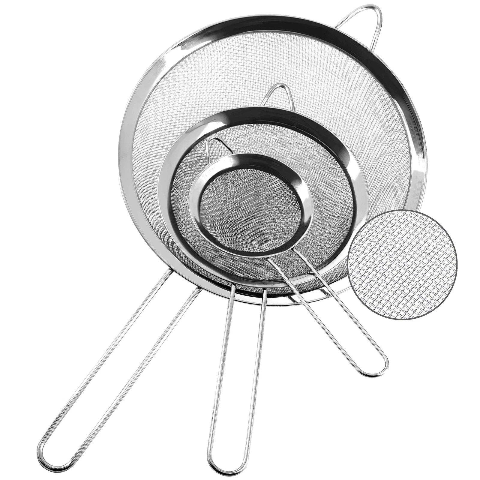 Fine Mesh Strainers - Premium Stainless Steel Colander Sieve Sifters with Dur...
Opens in a new wind