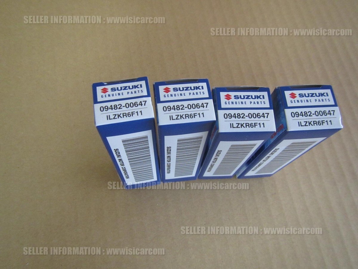SUZUKI SWIFT ZC83S SPARK PLUG (NGK,ILZKR6F11) SET X4 09482