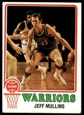 1973-74 Topps #75 Jeff Mullins BASKETBALL Golden State Warriors