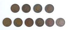 (10) Assorted Indian Head Cents / Please read the description / RA10IHC