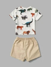 Baby Boy Animal Print 2Pc Set 18-24M