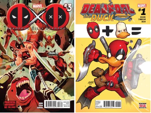 (2013) Deadpool Kills Deadpool #3 + (2016) Deadpool the Duck #1! 1st Appearance! - Zdjęcie 1 z 1