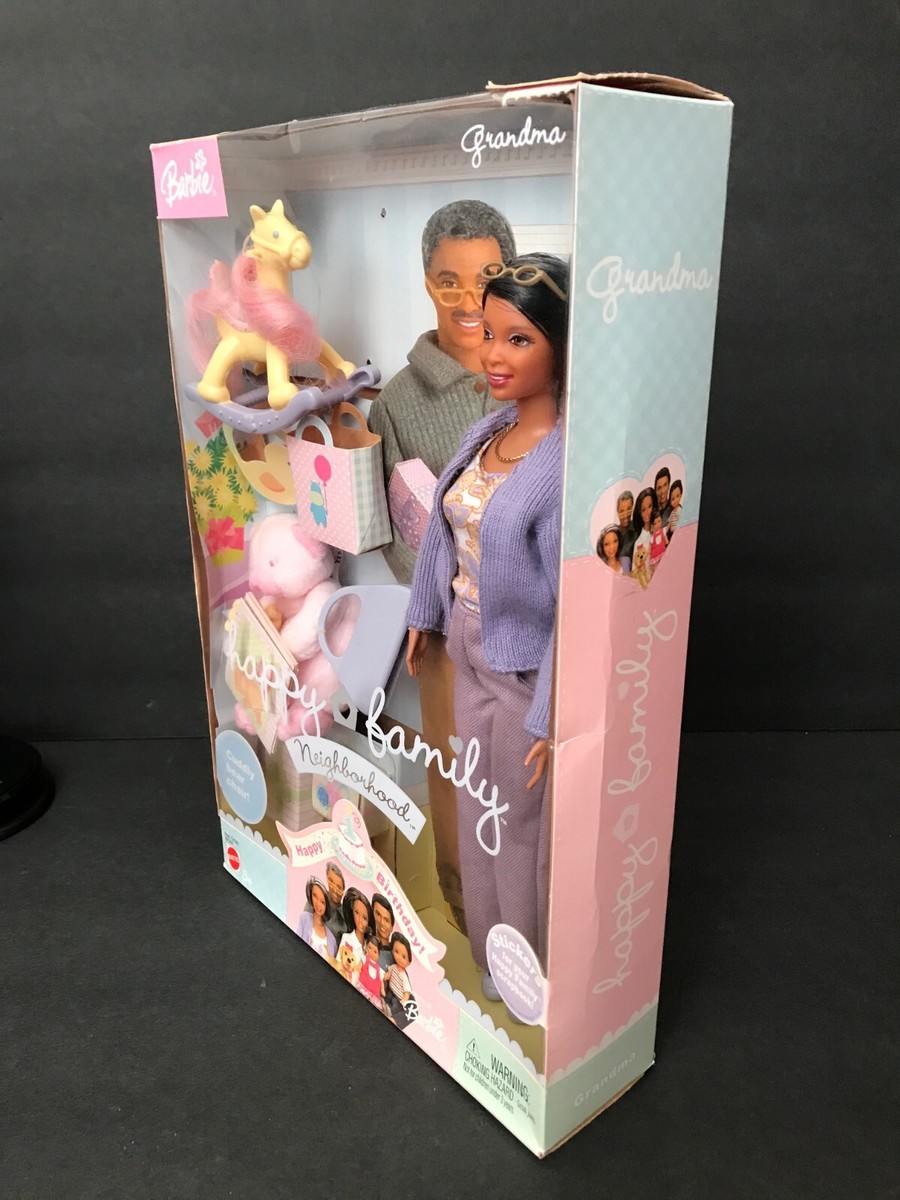 Grandpa Doll Grandma Doll Happy Family Barbie Doll Ken African