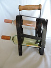 Four Section Metal Bottle Carrier with Wood Handle — photo 7