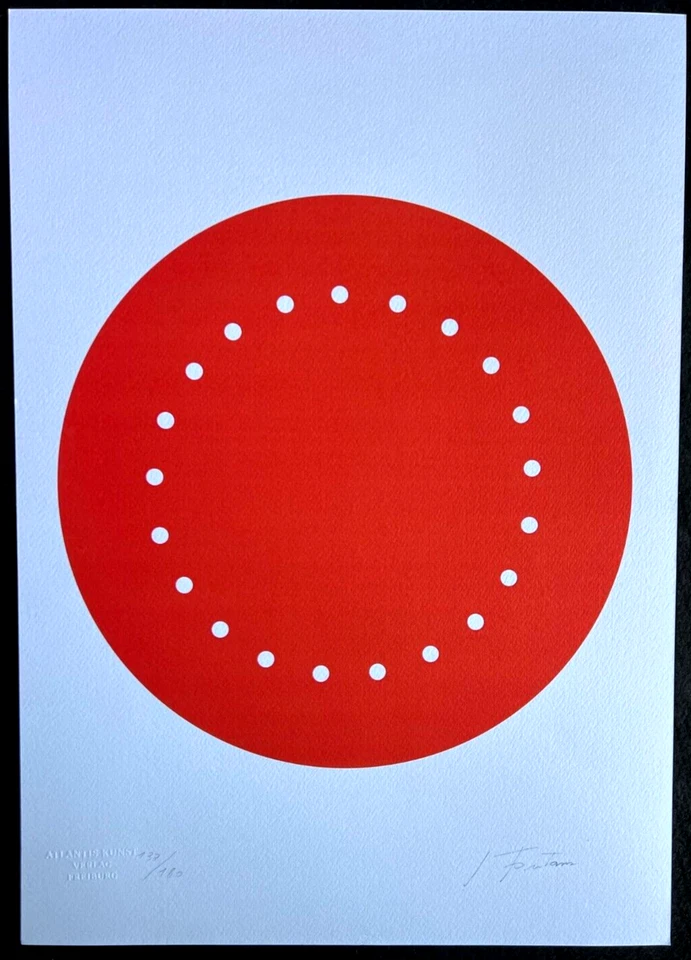 Litografía Lucio FONTANA certificado de autenticidad original firmada pluma 180 ex numerada a lápiz Foto 2 de 4