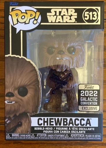 2022 GALACTIC CONVENTION EXCLUSIVE STAR WARS FUNKO POP - CHEWBACCA #513