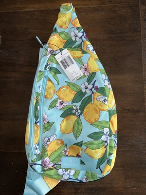 Vera Bradley Mint Lemon Grove Print Travel Backpack Vera Bradley | Bags | Vera Bradley Straw Compact Backpack  main image 4