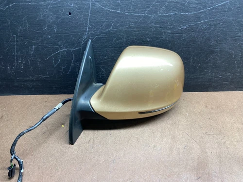 2007 2009 Audi Q7 Left Lh Side View Heated Door Mirror Blind Spot i1850 DG