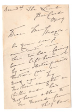 Gladys Young Signed Letter 1950 / British Actress