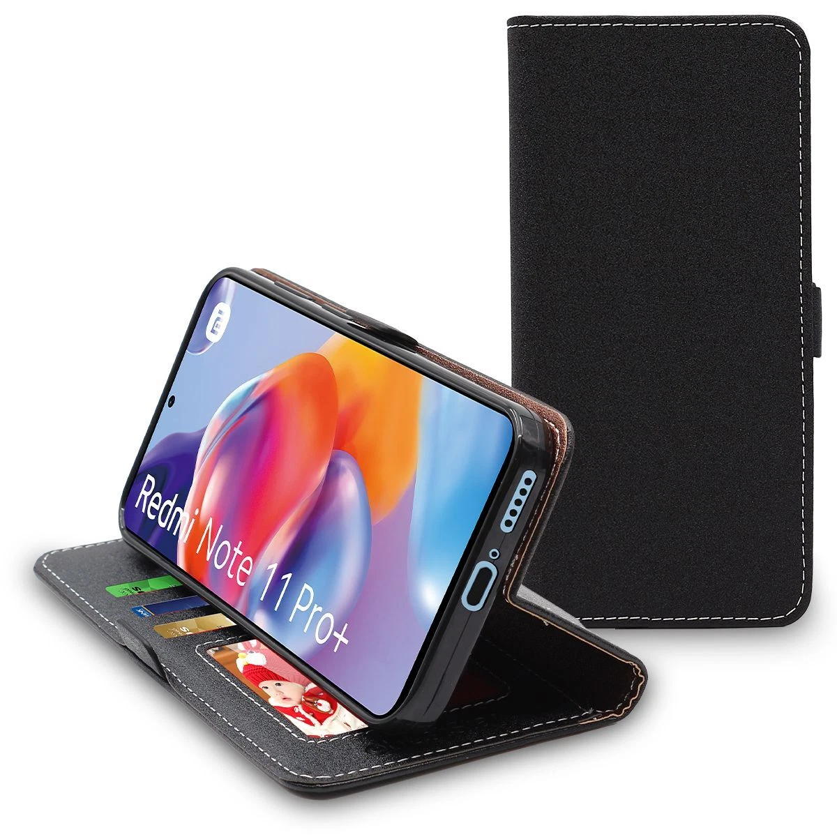 Coque Livre à Clapet Pour Xiaomi Mi 8 - Noire, Style Bookstyle, MTB More Energy
