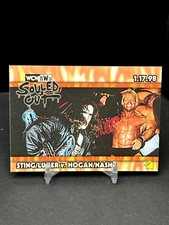 1999 Topps WCW NWO Nitro Sticker Sting Luger v. Hogan Nash S1