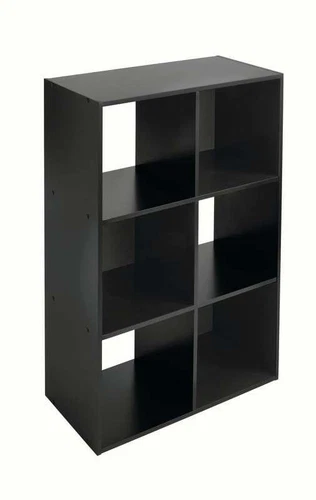 Mainstays 11" 6 Würfel Aufbewahrung Organizer, Schwarz - Bild 4 von 7