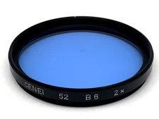 Cenei Color Filter Blue B6 2X Filter 52Mm Circular Filter Thread